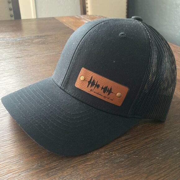 Life's An Adventure, Enjoy The Ride Soundwave Black Snapback Trucker Hat - Picture 2 of 4